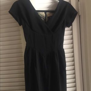 Karen Zambos  vintage couture black dress